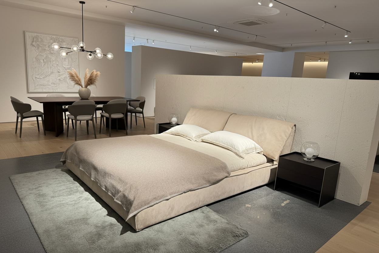 Velvet Upholstered Bed Frame