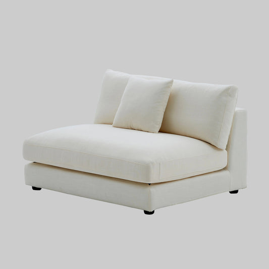 Snowdrift Sectional Sofa Armless Unit 120 cm