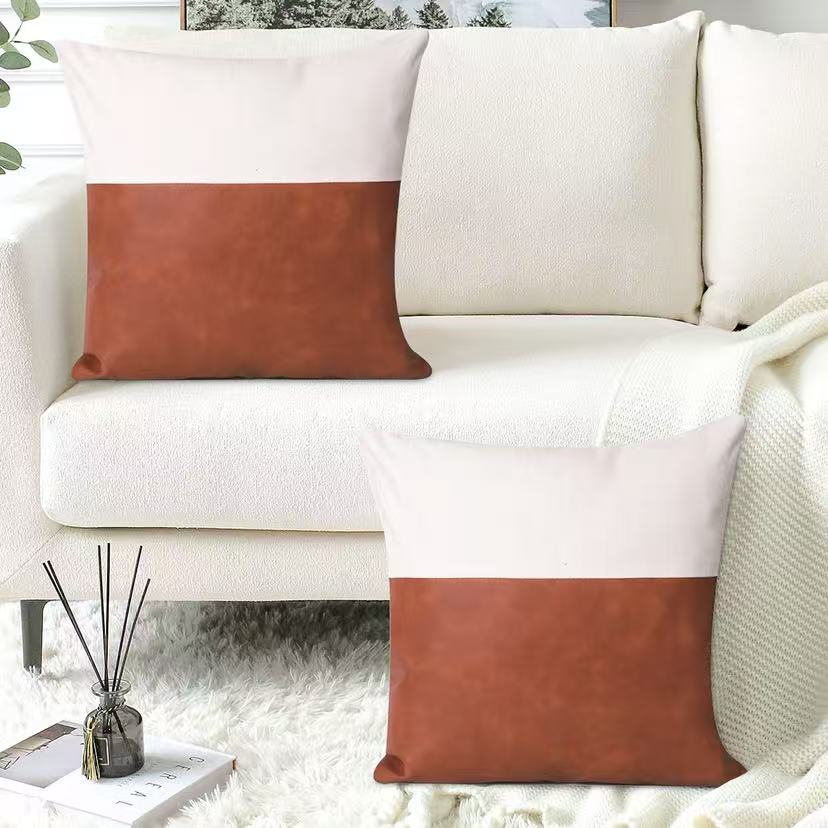 Patchwork Throw Pillow Cover