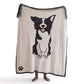 Cozy Knit Dog Throw Blanket