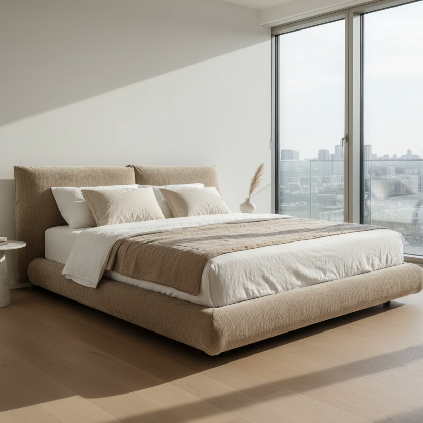 Petala Wave Upholstered Bed