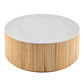 Ingrid Ceramic Top Round Coffee Table