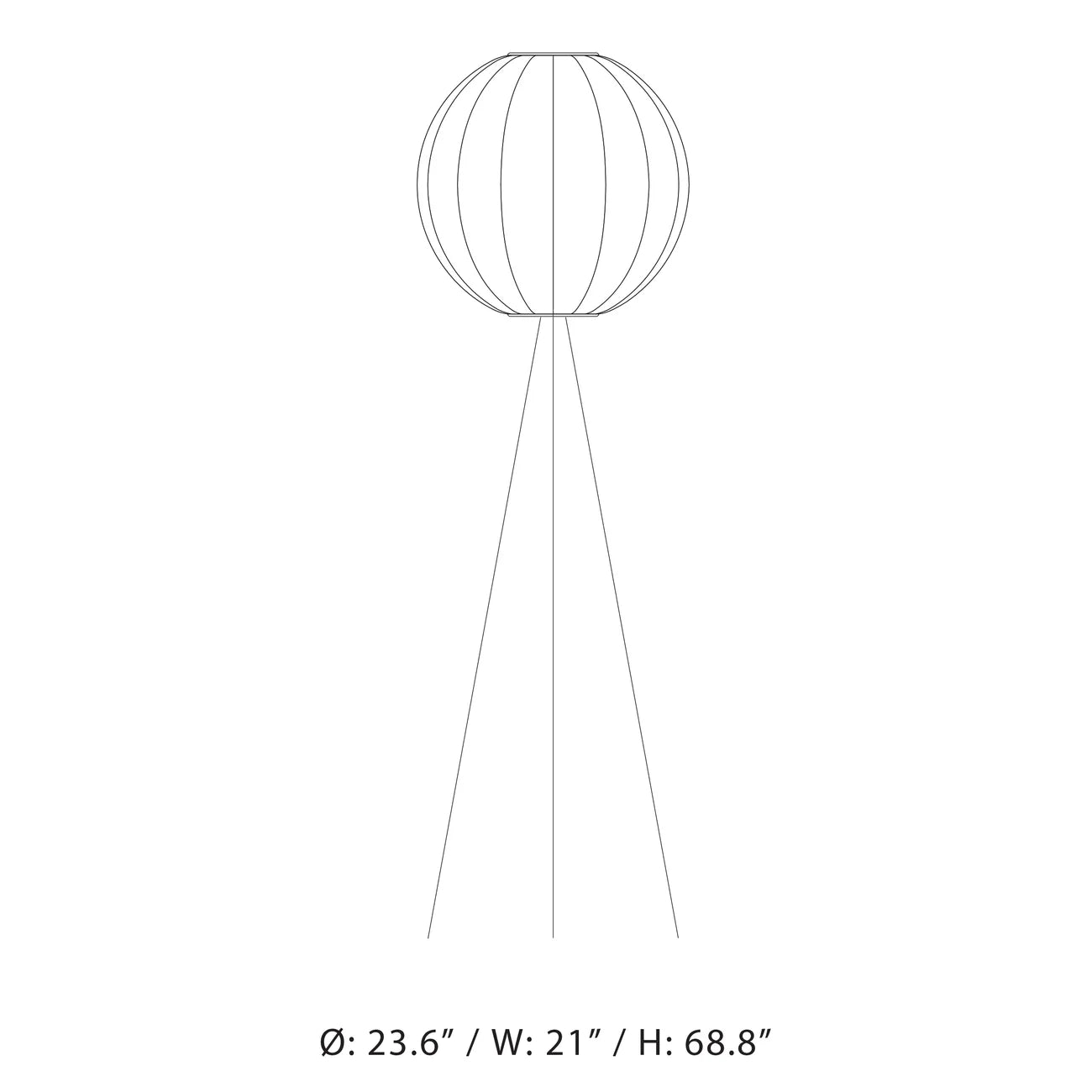 Made by Hand - Knit-Wit High Floor Lamp 60