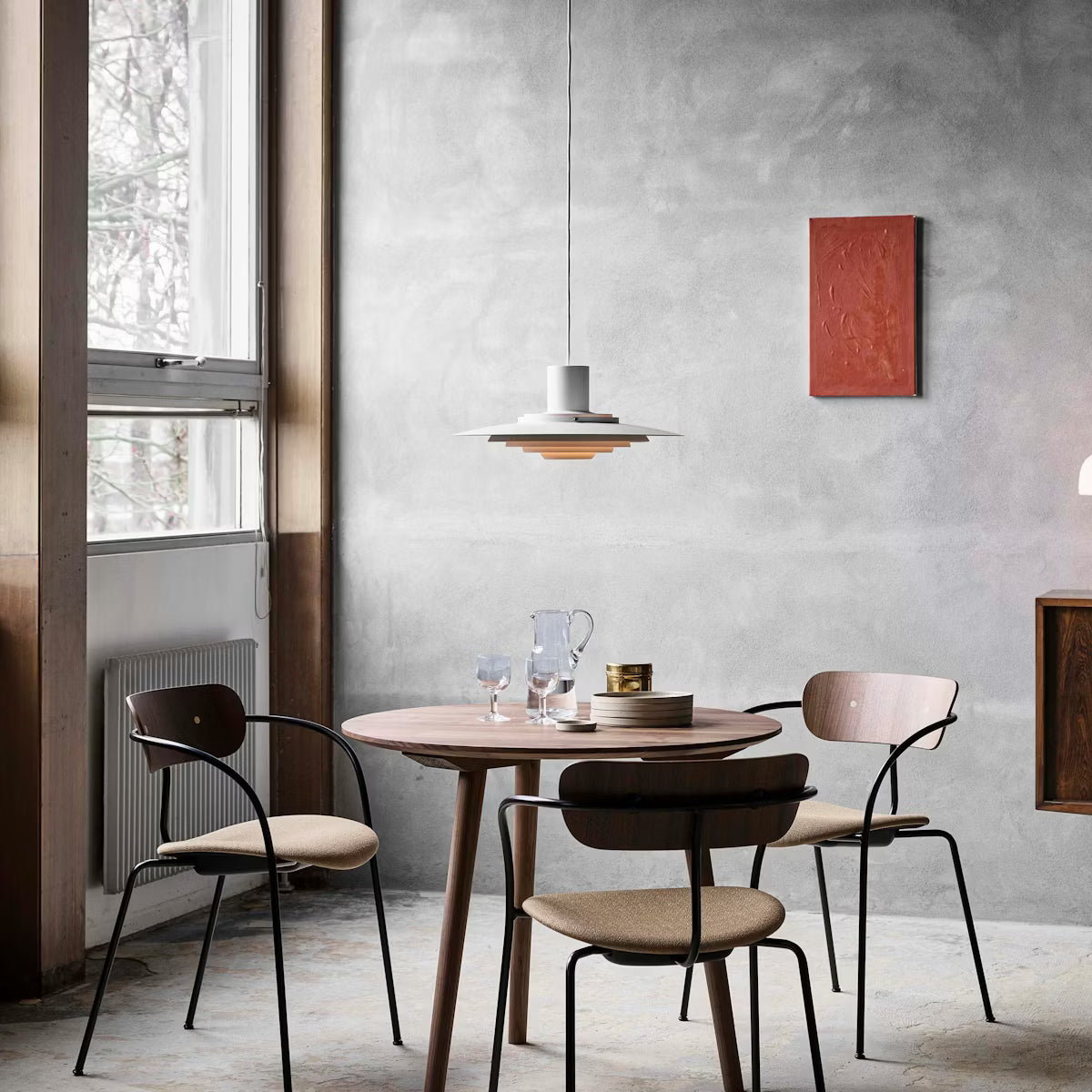 &Tradition P376 Pendant Lamp – Danish Modern 5-Layer Aluminum Pendant Light