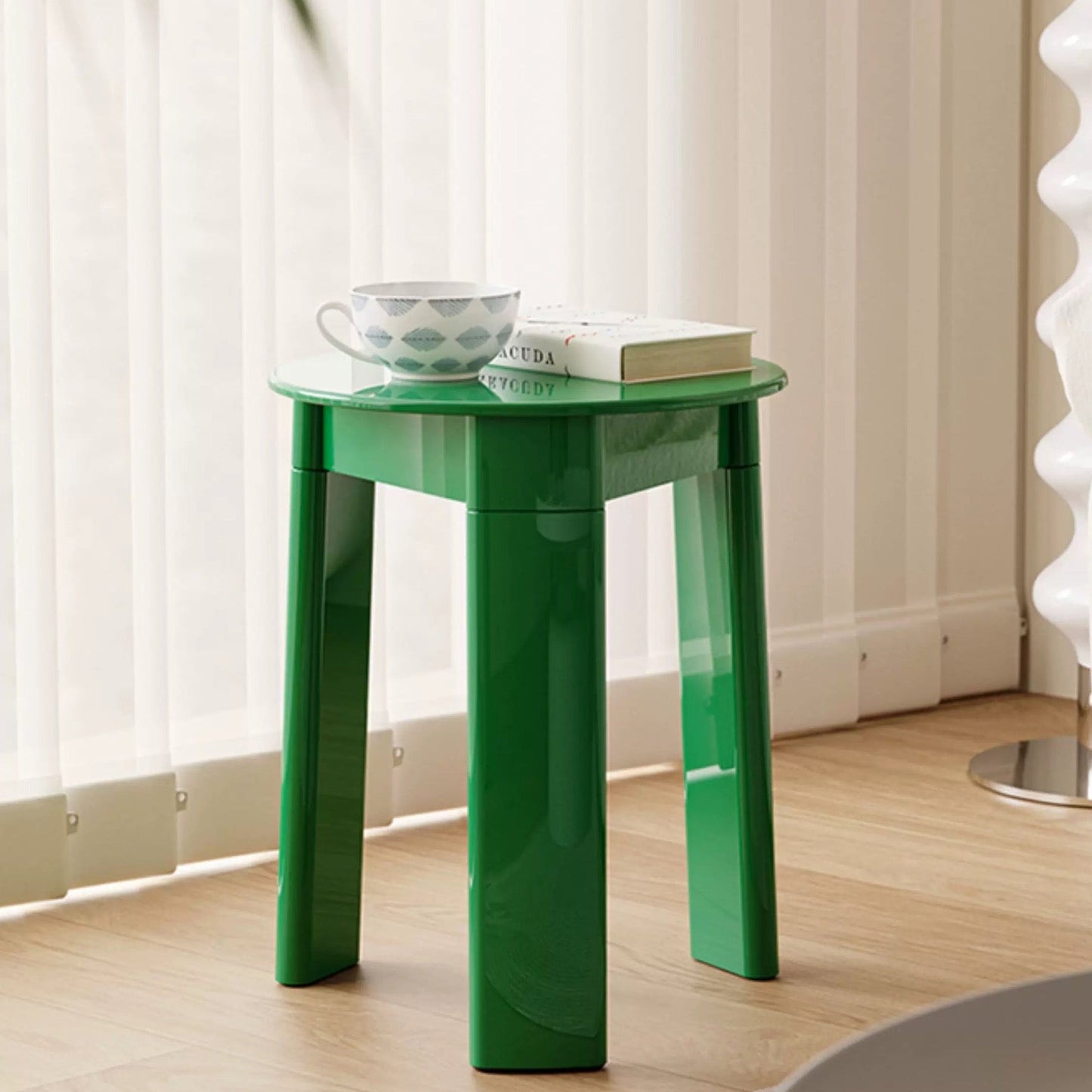 Modena Color Pop Round Accent Stool & Side Table