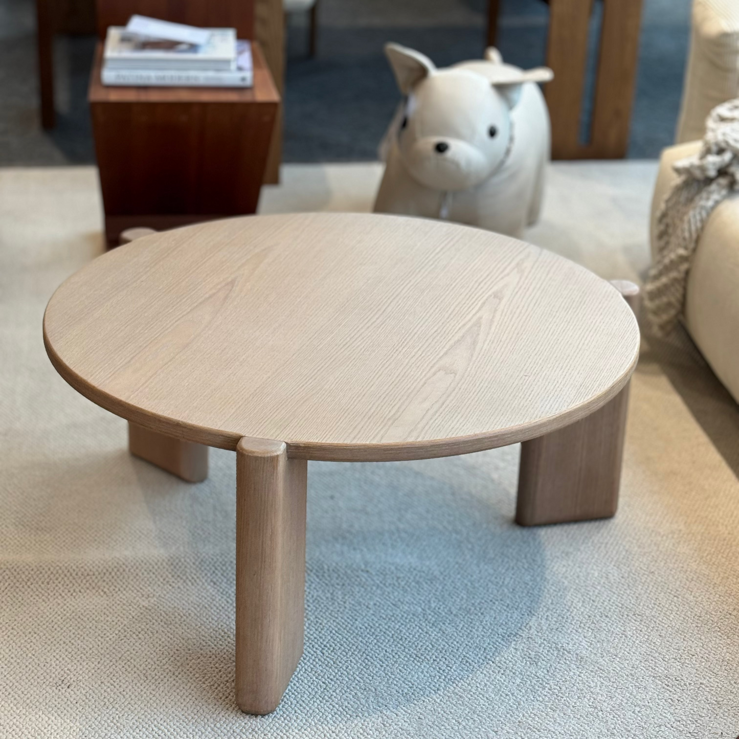 Round Oak Coffee Table