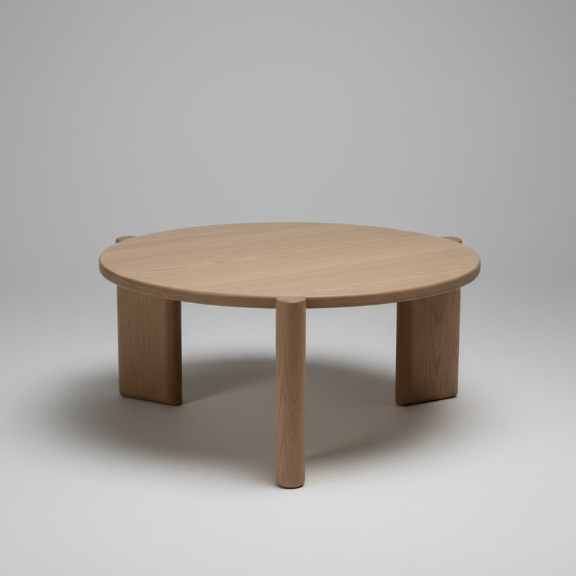 Round Oak Coffee Table