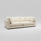 Snowdrift Sectional Sofa – Modular 2-Piece Arm Units – Cream