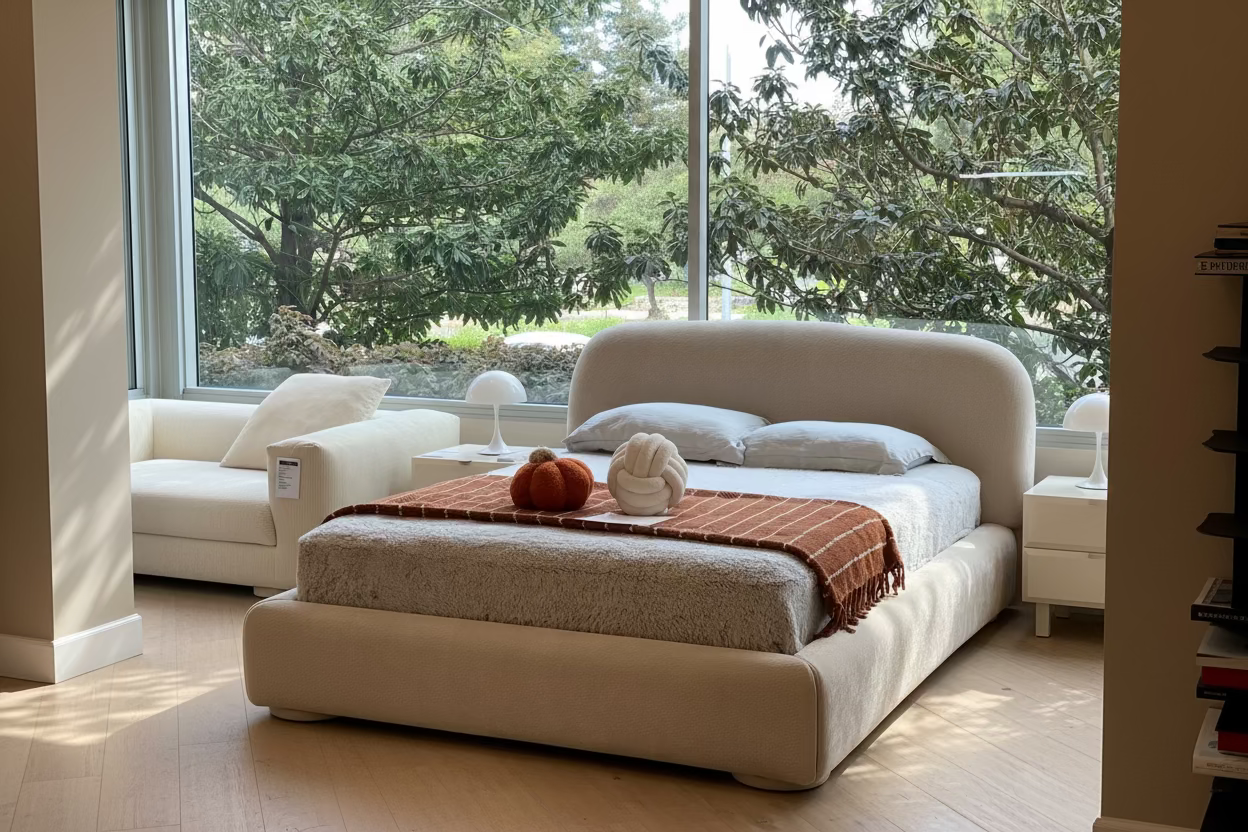 Lumi Upholstered Bed Frame