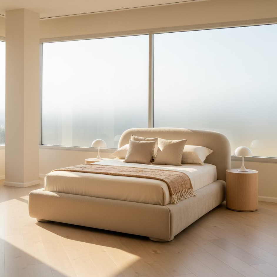 Lumi Upholstered Bed Frame