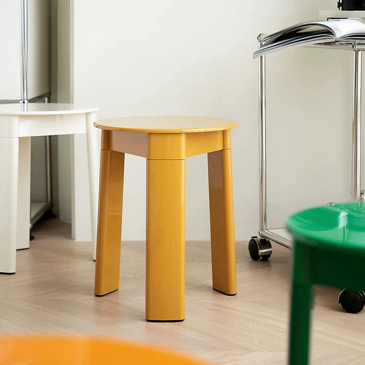 Modena Color Pop Round Accent Stool & Side Table