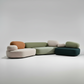 Pebble Modular Sofa – Organic Curved Cloud Seating