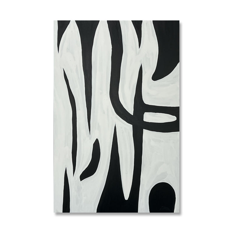 Black & White Stripes Wall Art