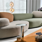 Pebble Modular Sofa – Organic Curved Cloud Seating