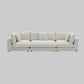 Snowdrift Cream Sectional Sofa – Modular 3-Piece Set