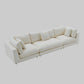 Snowdrift Cream Sectional Sofa – Modular 3-Piece Set