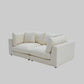 Snowdrift Sectional Sofa – Modular 2-Piece Arm Units – Cream