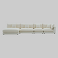 Snowdrift Sectional with Chaise – Modular 4-Piece Set – Cream or Grey