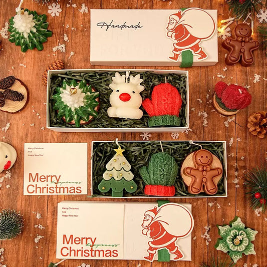 Christmas Handmade Scented Candle Gift Box Set