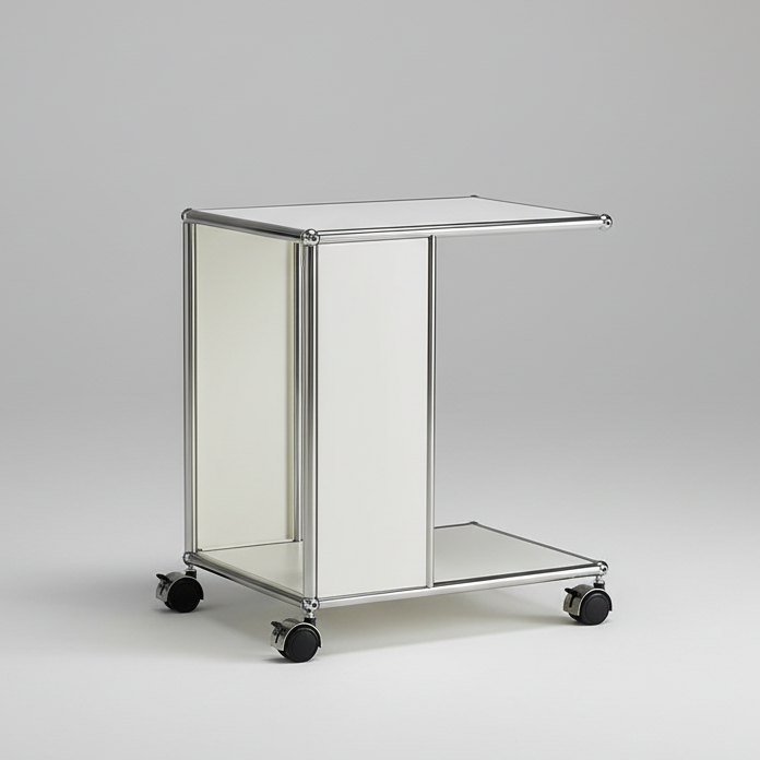 Atlas Rolling Side Table