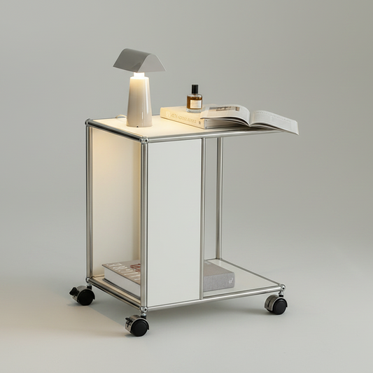 Atlas Rolling Side Table