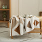 Bohemian Knitted Throw Blanket
