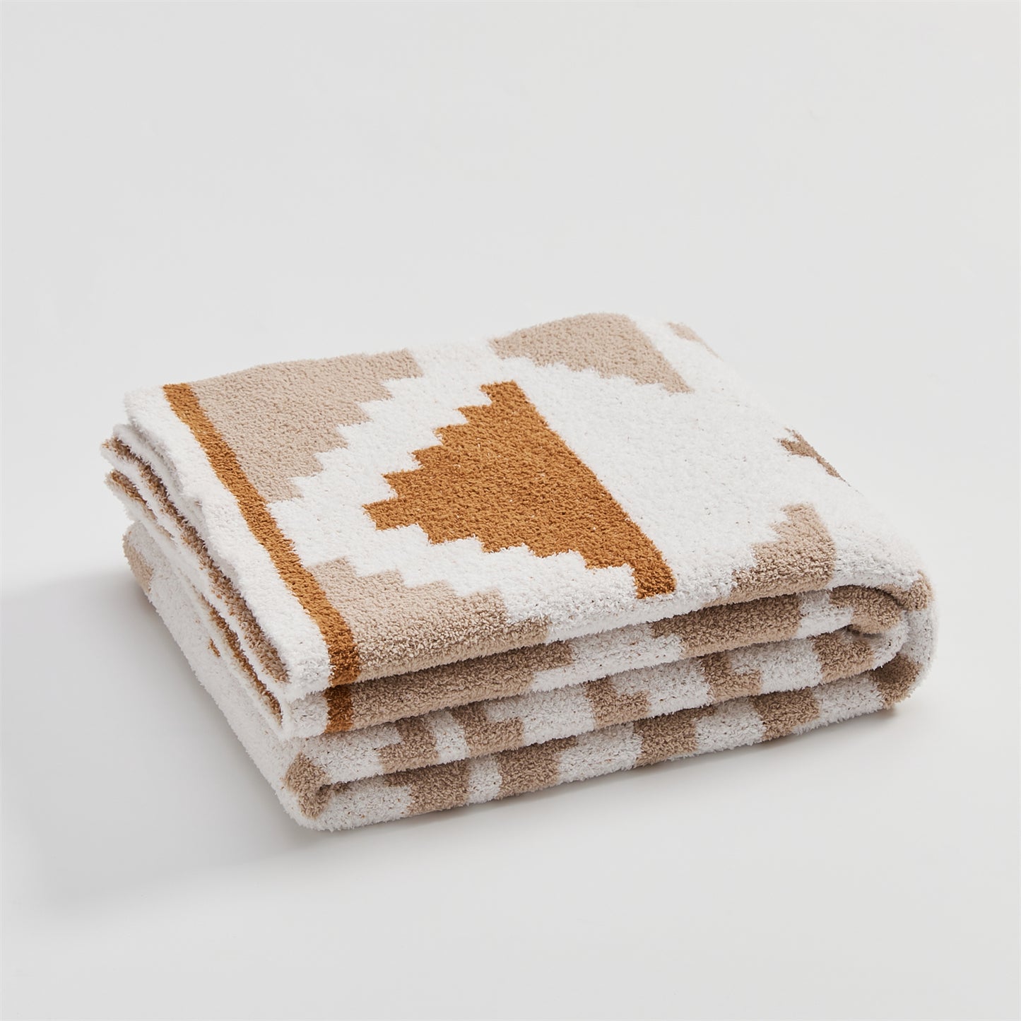 Bohemian Knitted Throw Blanket