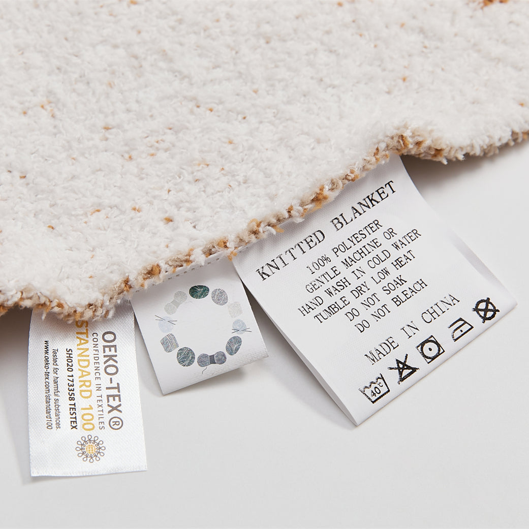 Bohemian Knitted Throw Blanket