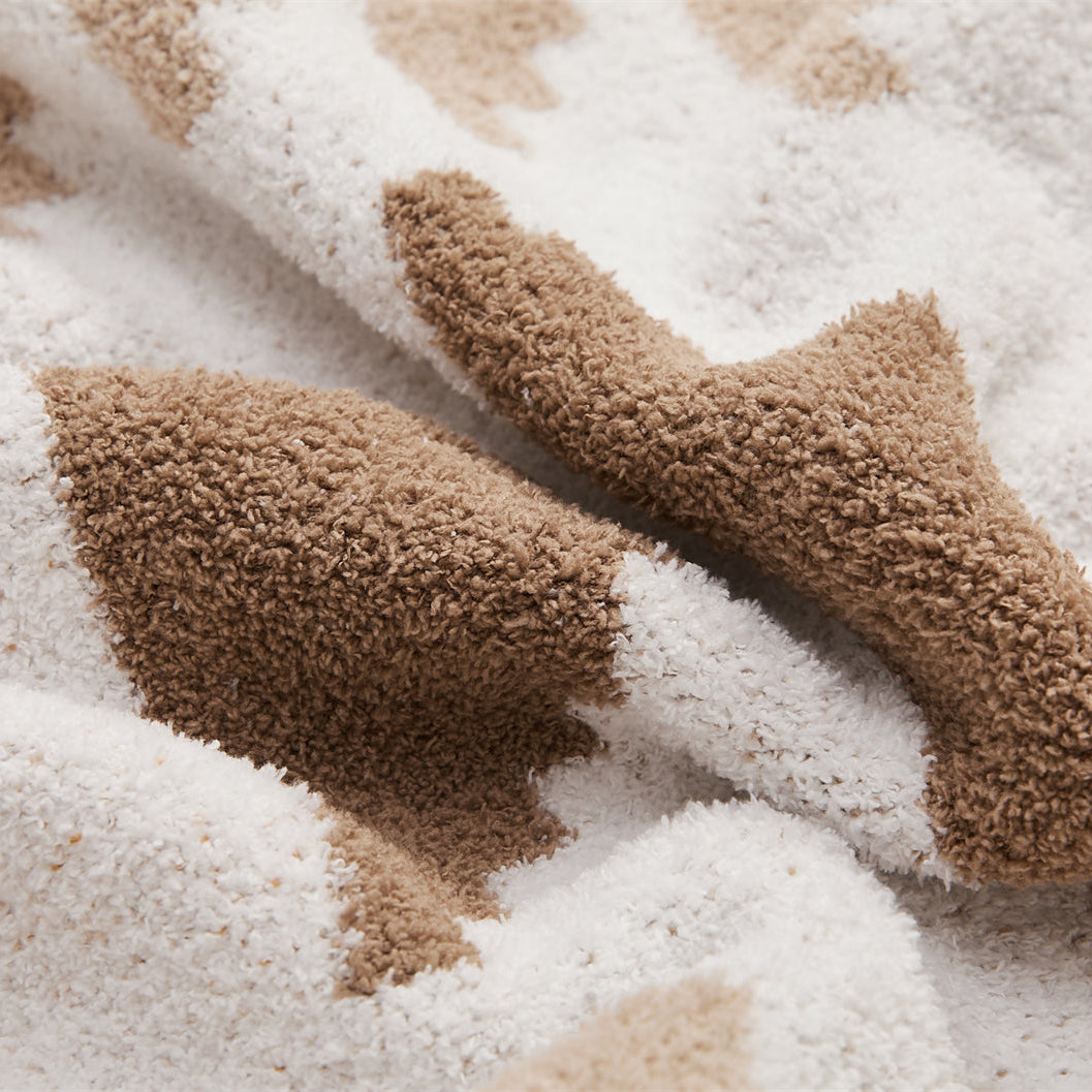 Bohemian Knitted Throw Blanket