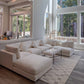 Snowdrift Sectional Sofa – Modular 6-Piece Set – Cream