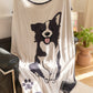 Cozy Knit Dog Throw Blanket