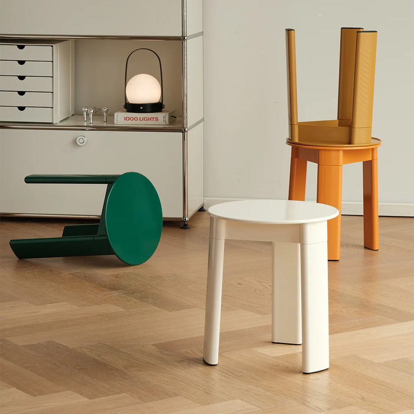 Modena Color Pop Round Accent Stool & Side Table